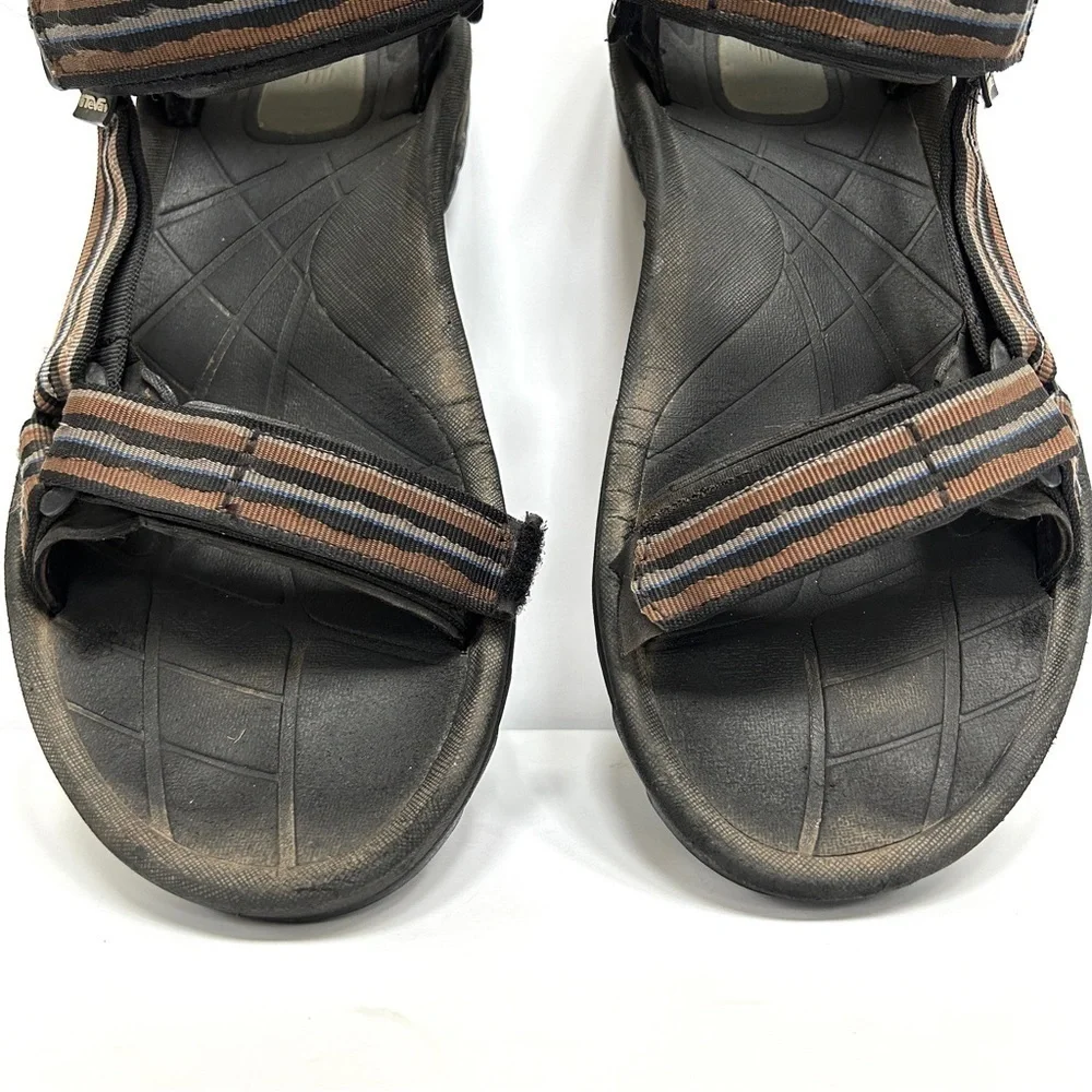 Teva Men’s Terra Fi 5 Universal Hiking Sandal Black & Brown, Size 13